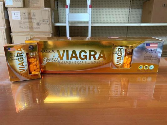 Gold Viagra Male Enhancement Sex Pills for Men 1 Big Box 100 Pills